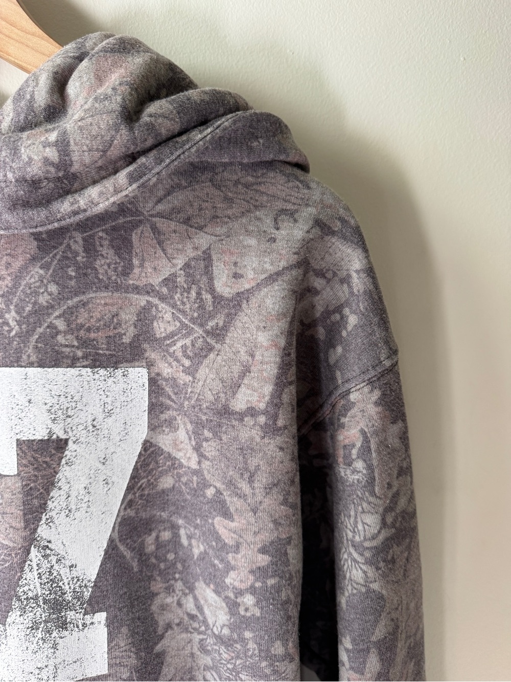 Urban Outfitters Camo Number 97 Graphic Hoodie - Picture 8 of 9